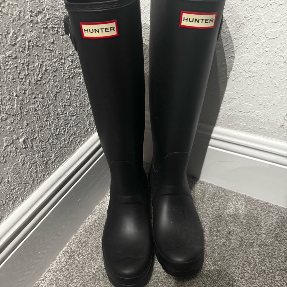 Hunter Black Rain Boots